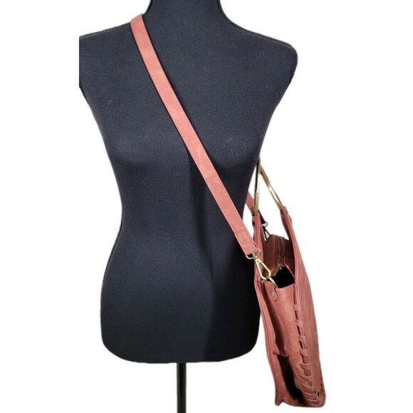 Anthropologie Melanie Bag Boho Brass Ring Purse Bohemian Indie Retro Festival - Picture 2 of 8